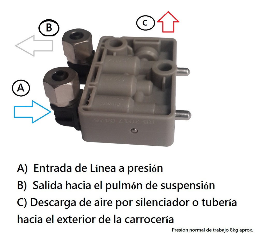 Válvula Suspensión Neumática